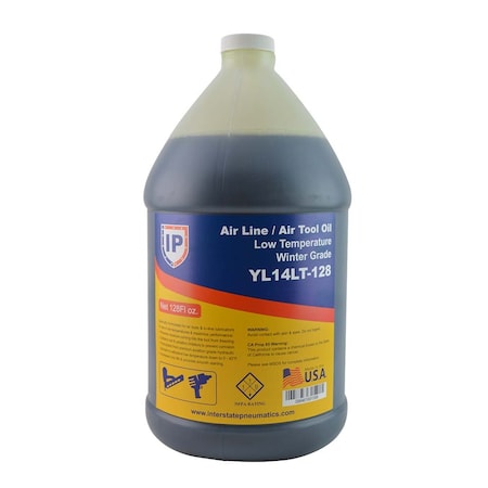 INTERSTATE PNEUMATICS Winter-Grade Low Temperature Air Tool Oil - 128 oz. YL14LT-128